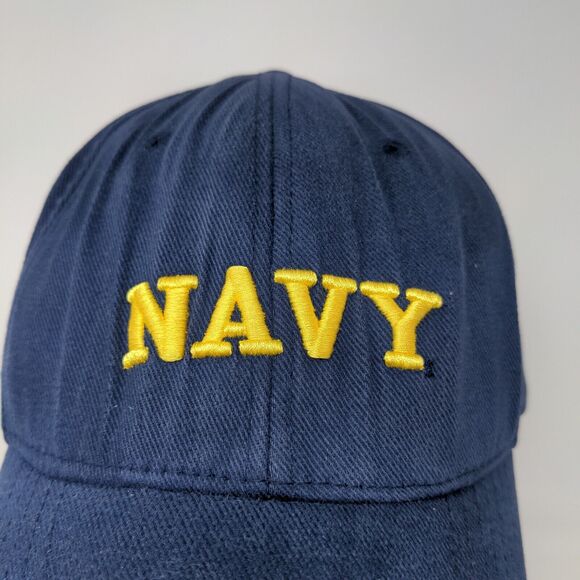 Nike Team Navy Fitted Hat Blue Size Universal Fit Embroidered Logo - Picture 4 of 12